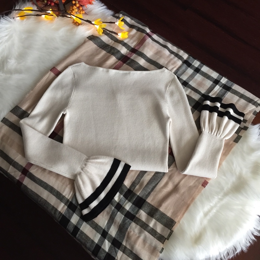 Ralph Lauren Boatneck Bell Sleeve Sweater Sz PXS